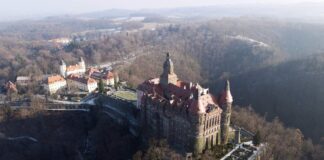 Pożar na Zamku Książ – ktoś podłożył ogień! Zamek Książ w Wałbrzychu