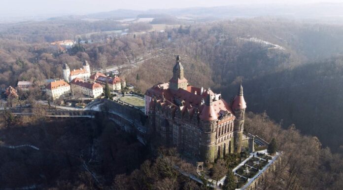 Pożar na Zamku Książ – ktoś podłożył ogień! Zamek Książ w Wałbrzychu