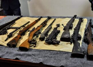 Kolekcja 67 sztuk zarekwirowanej broni trafiła do Muzeum im. Orła Białego karabiny i pistolety maszynowe