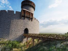 Zrekonstruowano „Zamek-widmo” w Bardzie (WIDEO) Zamek na Bardzie