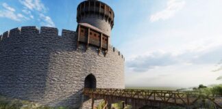 Zrekonstruowano „Zamek-widmo” w Bardzie (WIDEO) Zamek na Bardzie