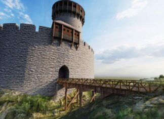 Zrekonstruowano „Zamek-widmo” w Bardzie (WIDEO) Zamek na Bardzie