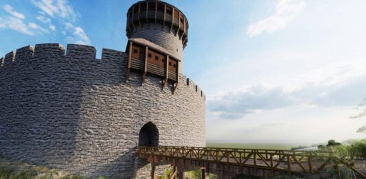 Zrekonstruowano „Zamek-widmo” w Bardzie (WIDEO) Zamek na Bardzie