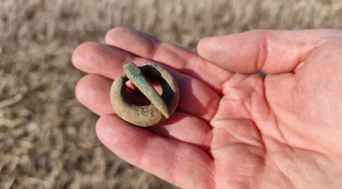 Sprzączka z początków naszej ery odkryta pod Sandomierzem! (GALERIA)