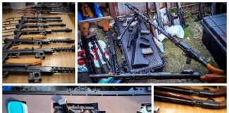 CBŚP przejęło prawdziwy arsenał broni uderzając w grupę handlarzy (GALERIA +FILM) Arsenał broni zabezpieczony przez CBŚ