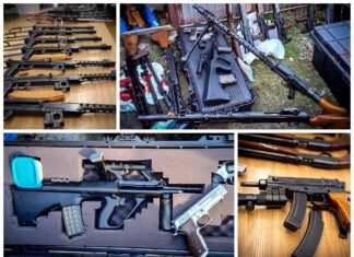 CBŚP przejęło prawdziwy arsenał broni uderzając w grupę handlarzy (GALERIA +FILM) Arsenał broni zabezpieczony przez CBŚ