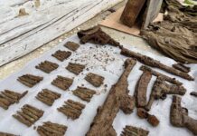 Stara kaseta ujawniła tajemnicę AK i ukrytego w lesie depozytu broni! (GALERIA +FILM) Broń i amunicja z ukrytego przez Armię Krajową depozytu