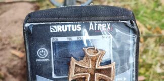 Niemieckie odznaczenie trafione na ostatniej linii obrony… trofeum poszukiwacza! (GALERIA) Wykrywacz Rutus Atrex i niemieckie odznaczenie