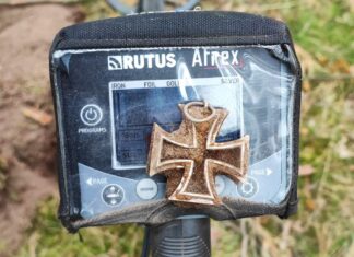 Niemieckie odznaczenie trafione na ostatniej linii obrony… trofeum poszukiwacza! (GALERIA) Wykrywacz Rutus Atrex i niemieckie odznaczenie