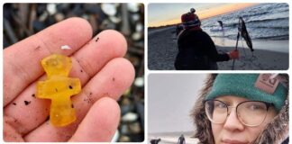 Znalazła bursztynowy krzyżyk z XII wieku – galeria i wywiad! Bursztynowy średniowieczny krzyżyk