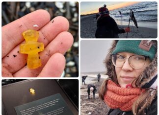 Znalazła bursztynowy krzyżyk z XII wieku – galeria i wywiad! Bursztynowy średniowieczny krzyżyk