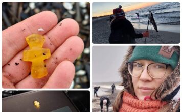 Znalazła bursztynowy krzyżyk z XII wieku – galeria i wywiad! Bursztynowy średniowieczny krzyżyk