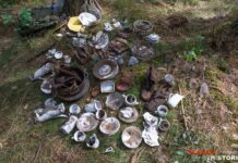W okolicy Szczytna odkryto zakopany depozyt z okresu IIWŚ (GALERIA) Depozyt z okresu II wojny światowej