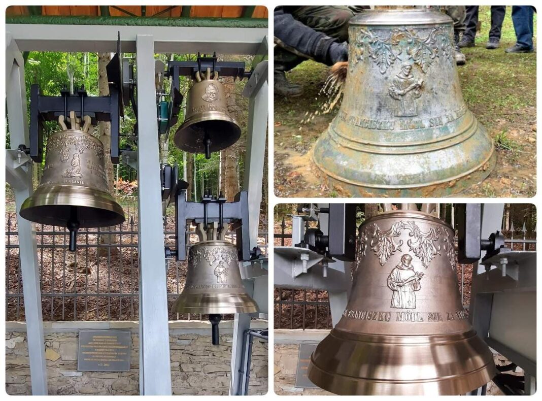 Trzy dzwony wróciły na dzwonnice przy pustelni świętego Jana z Dukli