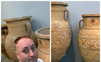 Ogromne minojskie dzbany sprzed 3 tys. lat! Dzbany kultury minojskiej w Muzeum Archeologicznym w Heraklionie