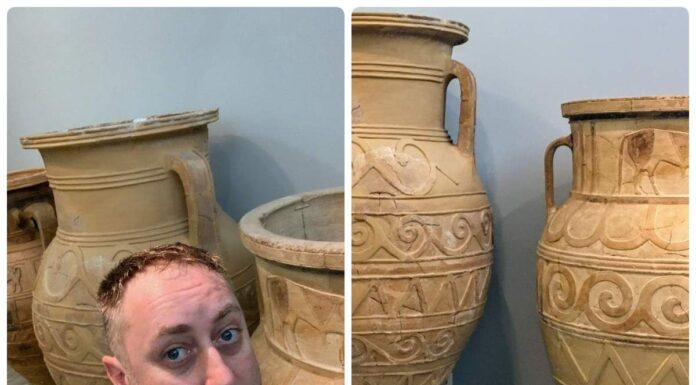Ogromne minojskie dzbany sprzed 3 tys. lat! Dzbany kultury minojskiej w Muzeum Archeologicznym w Heraklionie
