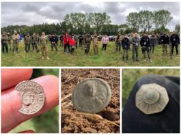 Poszukiwali śladów pierwszego obozu Szwedów od którego rozpoczęto Potop (GALERIA) Zlot Tropem Wojsk Szwedzkich