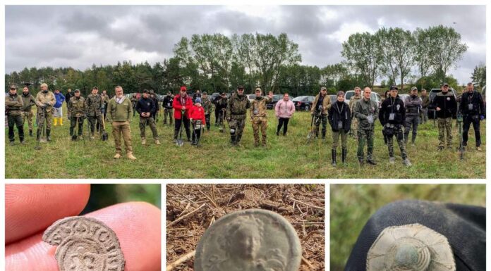 Poszukiwali śladów pierwszego obozu Szwedów od którego rozpoczęto Potop (GALERIA) Zlot Tropem Wojsk Szwedzkich