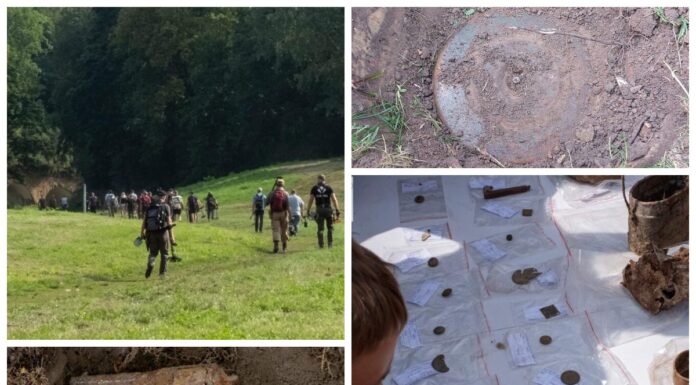 Detektoryści przeszukali teren Twierdzy Modlin – odkryli wiele wyjątkowych artefaktów (GALERIA) I Zlot Detektorystów w Twierdzy Modlin