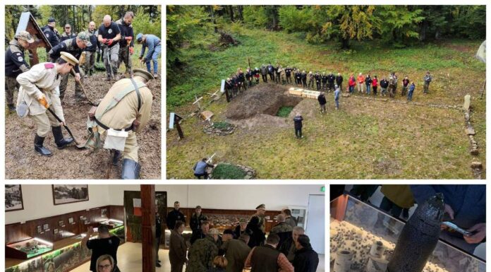 Bieszczady. Pochówki żołnierzy, konferencja naukowa i otwarcie Izby Pamięci w Baligrodzie (DUŻO ZDJĘĆ!)