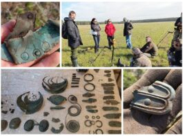 Skarb sprzed 2,8 tys. lat odkryty przez rolnika na Pomorzu! (GALERIA) Skarb z epoki brązu - Muzeum w Lęborku