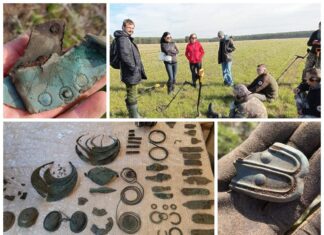 Skarb sprzed 2,8 tys. lat odkryty przez rolnika na Pomorzu! (GALERIA) Skarb z epoki brązu - Muzeum w Lęborku