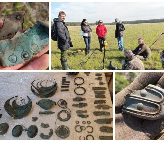 Skarb sprzed 2,8 tys. lat odkryty przez rolnika na Pomorzu! (GALERIA) Skarb z epoki brązu - Muzeum w Lęborku