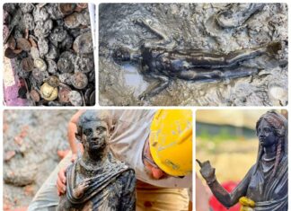 Włochy. Odkrycie które „napisze historię na nowo” – 5 tys. monet i 24 posągi z brązu (GALERIA +FILM) Etruskie i rzymskie figury z brązu