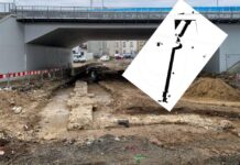 Remont drogi odsłonił fragment zabudowań Twierdzy Kraków (GALERIA) Austro-Węgierskia kaponiera-blokhauz z fortyfikacji StutzPunkt nr. I i II