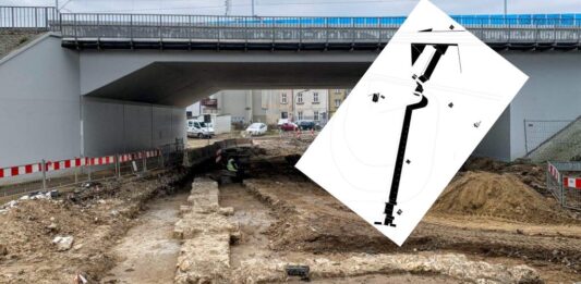 Remont drogi odsłonił fragment zabudowań Twierdzy Kraków (GALERIA) Austro-Węgierskia kaponiera-blokhauz z fortyfikacji StutzPunkt nr. I i II