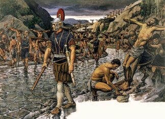 Zemsta za gwałt homoseksualny? Największa afera kryminalna w starożytnym Rzymie (NOWY PODCAST) Krzyżowanie niewolników po śmierci Luciusa Pedaniusa Secondusa