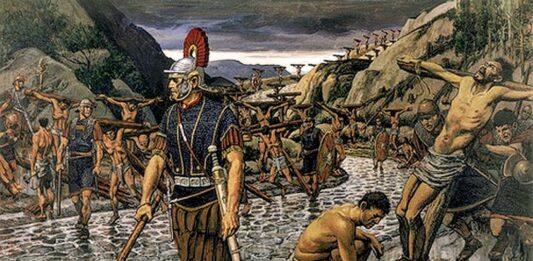 Zemsta za gwałt homoseksualny? Największa afera kryminalna w starożytnym Rzymie (NOWY PODCAST) Krzyżowanie niewolników po śmierci Luciusa Pedaniusa Secondusa