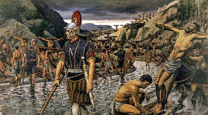 Zemsta za gwałt homoseksualny? Największa afera kryminalna w starożytnym Rzymie (NOWY PODCAST) Krzyżowanie niewolników po śmierci Luciusa Pedaniusa Secondusa