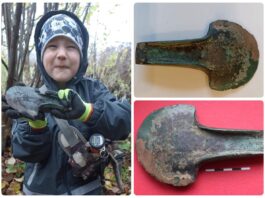 Lubelskie. 5-latek wraz z rodzicami odkrył siekierę sprzed 3 tys. lat! Siekierka z epoki brązu