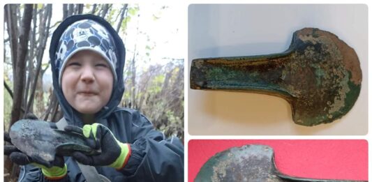 Lubelskie. 5-latek wraz z rodzicami odkrył siekierę sprzed 3 tys. lat! Siekierka z epoki brązu