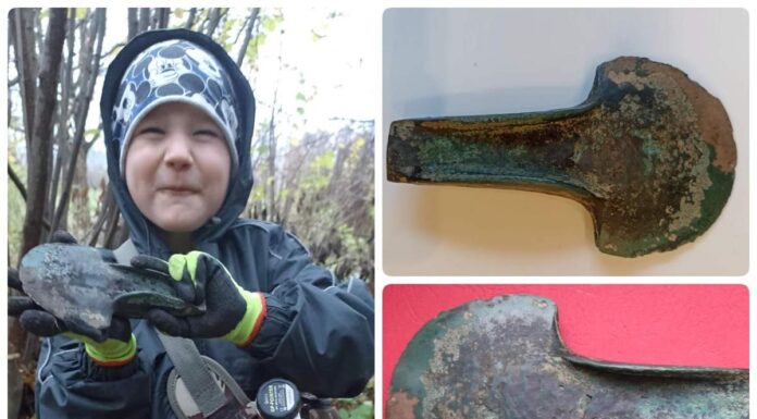 Lubelskie. 5-latek wraz z rodzicami odkrył siekierę sprzed 3 tys. lat! Siekierka z epoki brązu