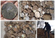 Skarb monet z Getta odkryty przez poszukiwaczy w Łodzi (GALERIA +FILM) Skarb monet z Getta odkryty przez poszukiwaczy w Łodzi