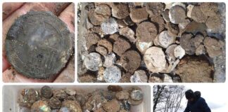 Skarb monet z Getta odkryty przez poszukiwaczy w Łodzi (GALERIA +FILM) Skarb monet z Getta odkryty przez poszukiwaczy w Łodzi