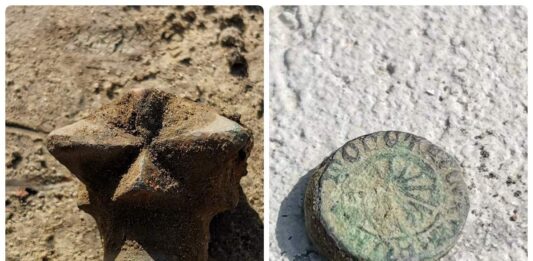 Średniowieczna buława i monety odkryte na rynku w Żorach! Buława i zlepek monet odkryte na rynku w Żorach