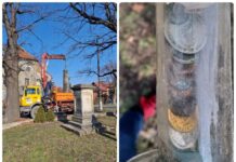 Kapsuła czasu z XIX wieku odkryta w Oławie (GALERIA) Kapsuła czasu odkryta pod pomnikiem w Oławie