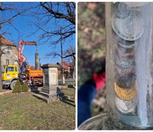 Kapsuła czasu z XIX wieku odkryta w Oławie (GALERIA) Kapsuła czasu odkryta pod pomnikiem w Oławie