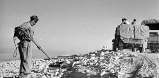 5 marca 1942r. przeprowadzono pierwszą próbę wykrywacza „Mine Detector Polish Mark I” Wykrywacz Polskiej konstrukcji wykorzystywany w czasie bitwy pod El-Alamein