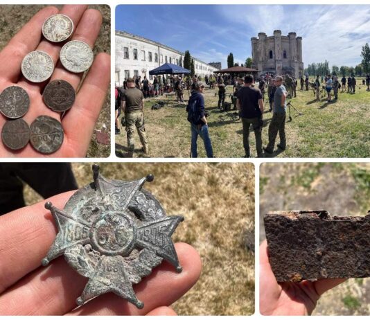 Poszukiwacze odkrywają skarby z Twierdzy Modlin (DUŻA GALERIA) II Zlot Detektorystów Twierdzy Modlin