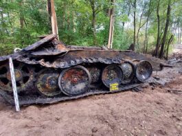 Bergepanthera i elementy dwóch pojazdów wydobyte z Czarnej Nidy!(GALERIA) Bergepanthera wydobyta z Czarnej Nidy