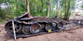 Bergepanthera i elementy dwóch pojazdów wydobyte z Czarnej Nidy!(GALERIA) Bergepanthera wydobyta z Czarnej Nidy