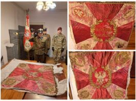 Zaginął w 39′ – sztandar 13 Pułku Piechoty z Pułtuska odnaleziony!