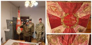 Zaginął w 39′ – sztandar 13 Pułku Piechoty z Pułtuska odnaleziony!