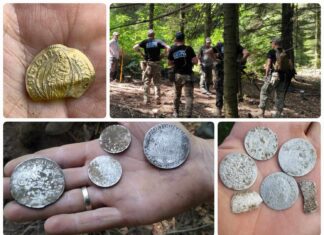 Skarb pustelnika-awanturnika z Gór Świętokrzyskich (GALERIA) Skarb Pustelnika z Gór Świętokrzyskich