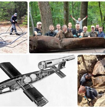 V1 – tajna broń z IIWŚ odkryta na Pustyni Błędowskiej (GALERIA) Pasjonaci Historii Polonia Minor i Kanał Historyczny Adama Sikorskiego odkrycie V-1.