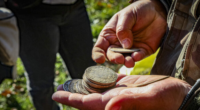 Ogromny skarb talarów odkryty na Mazowszu (DUŻA GALERIA) Skarb srebrnych talarów trafiony na Mazowszu